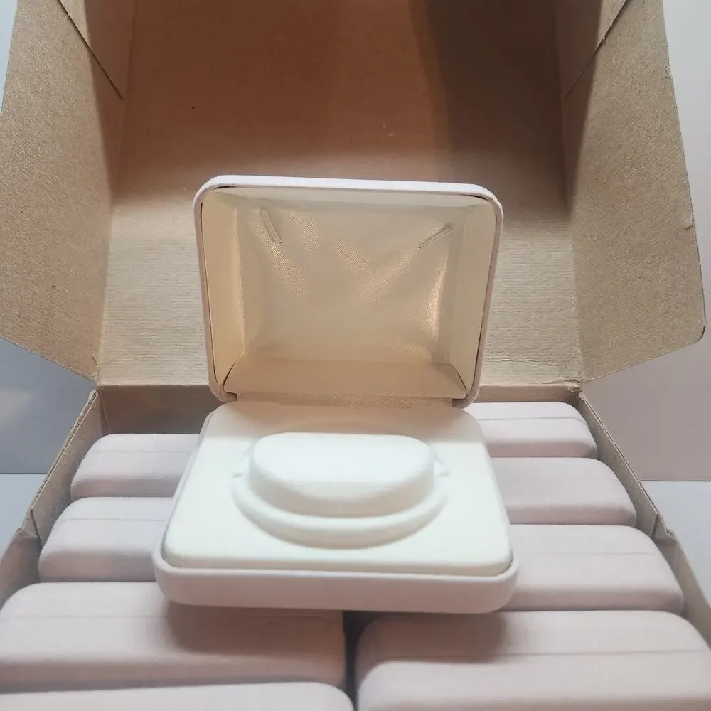 Velvet Cream Bracelet Jewelry Presentation Or Store Jewelry Gift Box. 12x